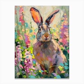 Rhinelander Rabbit Painting 4 Canvas Print