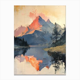 'Alpine Sunrise' Canvas Print