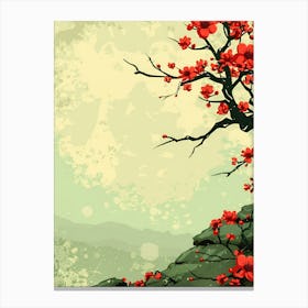 Chinese Cherry Blossoms 4 Canvas Print