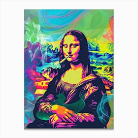 Mona Lisa STONED Canvas Print