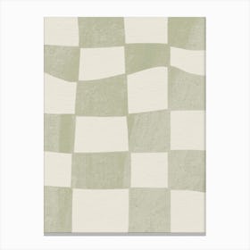 Sage Checkerboard 1 Canvas Print