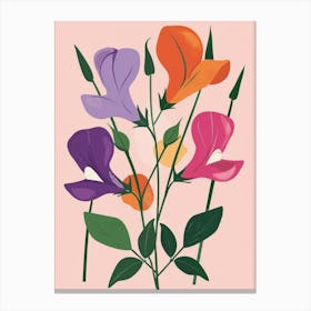 Sweet Peas 3 Canvas Print