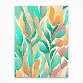 Botanic Pattern Canvas Print