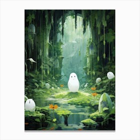 Ghosts In The Forest 1 Canvas Print