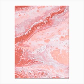 Pink Marble 1 Canvas Print