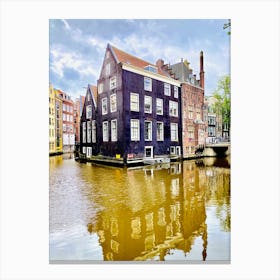 Amsterdam Canals Canvas Print