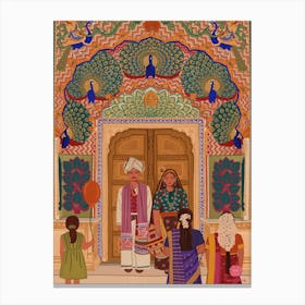 Peacock Gate Jaipur India Canvas Print