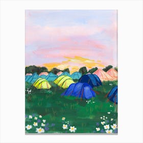 Lets Go Camping Canvas Print
