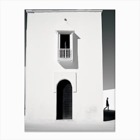 Djerba, Tunisia, Black And White Photography 3 Canvas Print