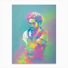 Childish Gambino Colourful Illustration Canvas Print