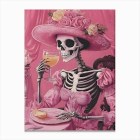 Pink Haloween 108 Canvas Print