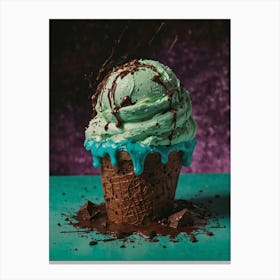 Ice Cream Sundae 19 Canvas Print