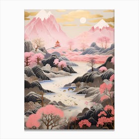 Asian Landscape Painting Canvas Print