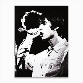 liam gallagher oasis britpop music band 18 Canvas Print