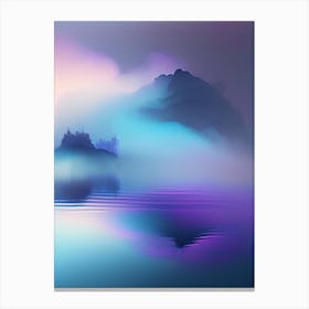 Fog, Waterscape Holographic 2 Canvas Print