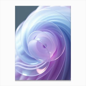 Swirling Purple And Blue Canvas Print