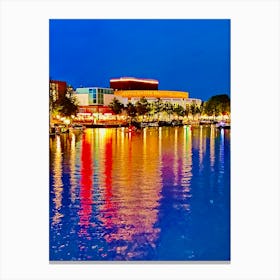 City At Night Canvas Print