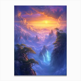 Sky Is Blue Canvas Print