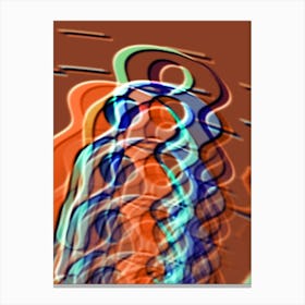 Abstract Swirls 4 Canvas Print