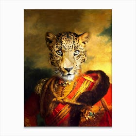 Leopard Levi The Great Pet Portraits Canvas Print
