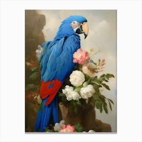 Blue Parrot Canvas Print