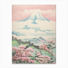 Mount Akagi In Gunma Japanese Landscape 2 Canvas Print