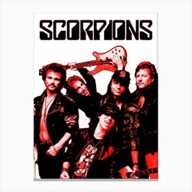 Scorpions band music 4 Canvas Print