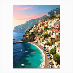 Positano, Italy Canvas Print