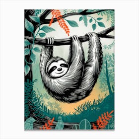 Sloth Canvas Print