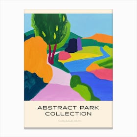 Abstract Park Collection Poster Karlsaue Park Kassel 1 Canvas Print