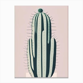 Queen Of The Night Cactus Simplicity Canvas Print