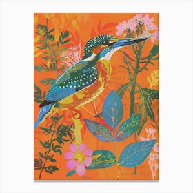 Spring Birds Kingfisher 1 Canvas Print