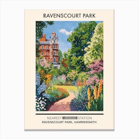 Ravenscourt Park London Parks Garden 2 Canvas Print