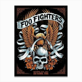 Foo Fighters art Canvas Print