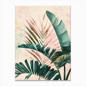 Tropical Leaves Canvas Print 4 Canvas Print