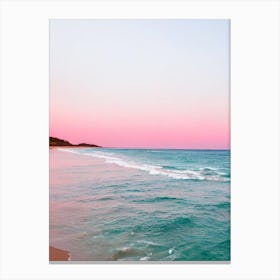 Boat Harbour Beach, Australia Pink Photography 1 Canvas Print