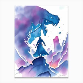 King Of The Monsters Canvas Print