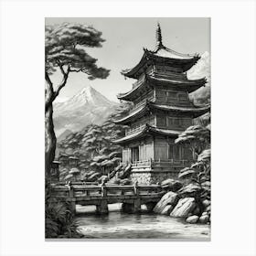 Asian Pagoda Canvas Print