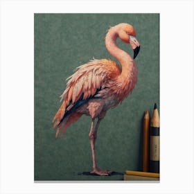 Flamingo 18 Canvas Print