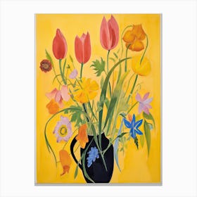 Flowers In A Vase 5 Canvas Print