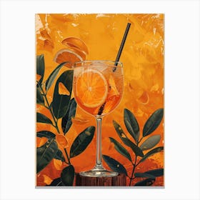 Aperol Spritz Art Print 281 Canvas Print