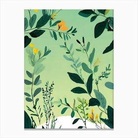 Flora And Fauna 2 Canvas Print