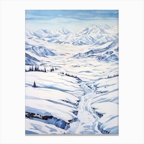 Jasper National Park Canada 4 Canvas Print