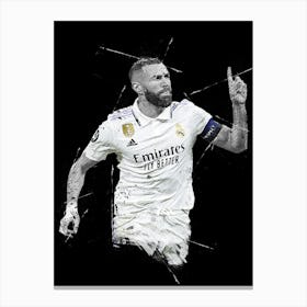 Karim Benzema Real Madrid 1 Canvas Print