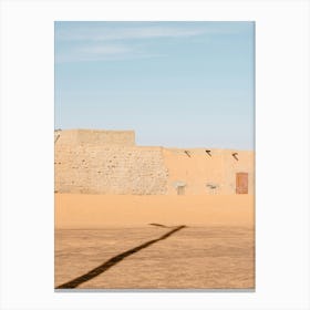 Street Scene In Mauritania In West Africa Canvas Print