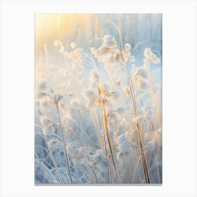 Frosty Botanical Lily Of The Valley 1 Canvas Print