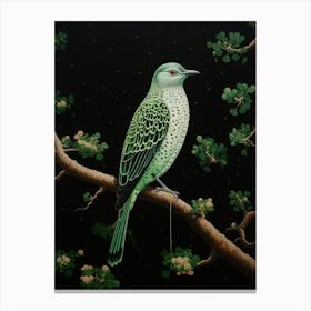 Ohara Koson Inspired Bird Painting Cuckoo 3 Canvas Print