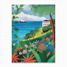 Tropical Villa House 2 Canvas Print