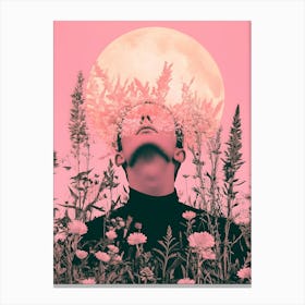 Pink Moon 1 Canvas Print