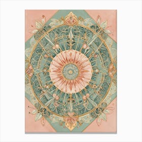 Jewel Kaleidoscope Canvas Print